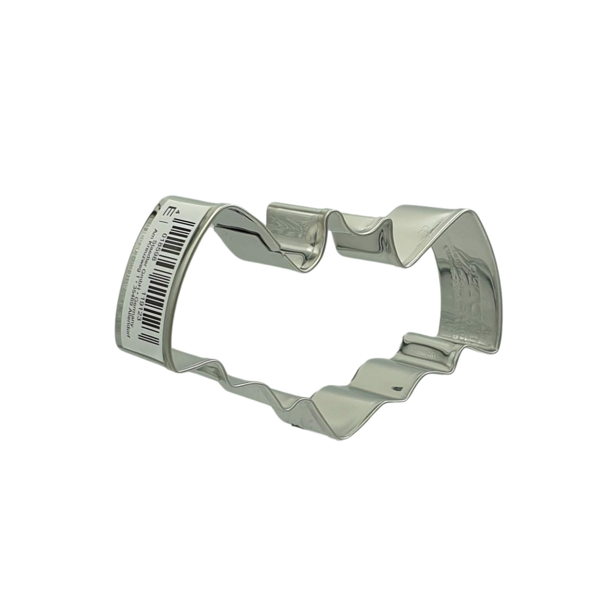 Bat 8cm Cookie Cutter Stainless Steel Side View