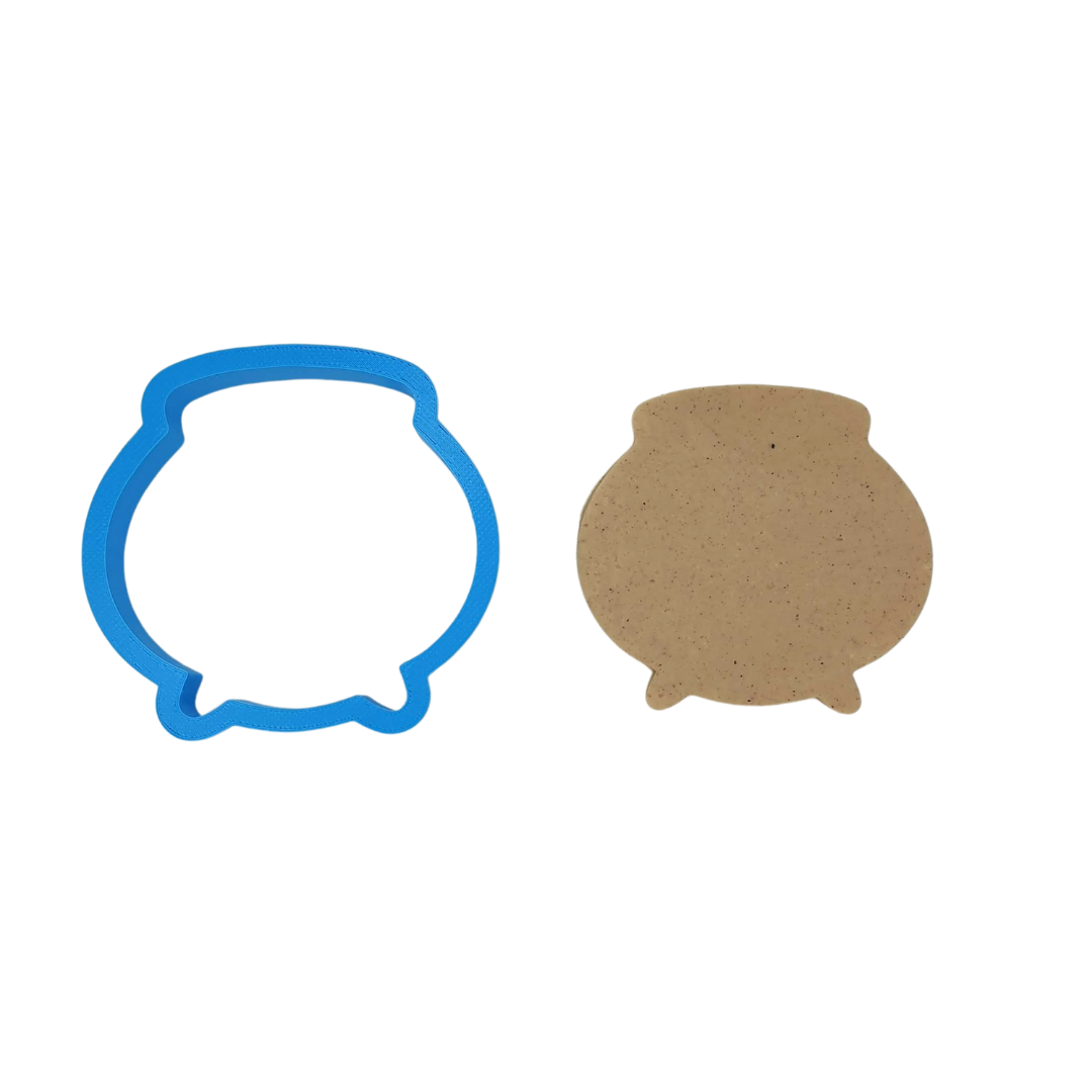 Cauldron 9cm Cookie Cutter