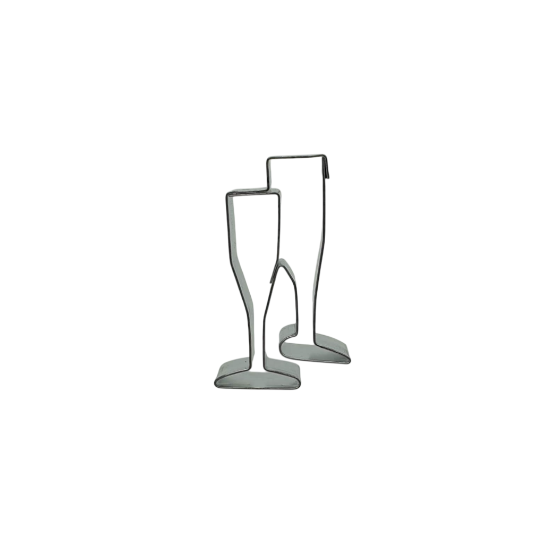 Champagne Glasses 6cm Cookie Cutter