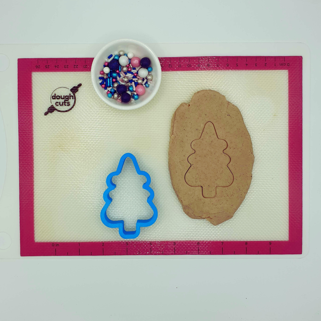 Rounded Christmas Tree 8cm Cookie Cutter