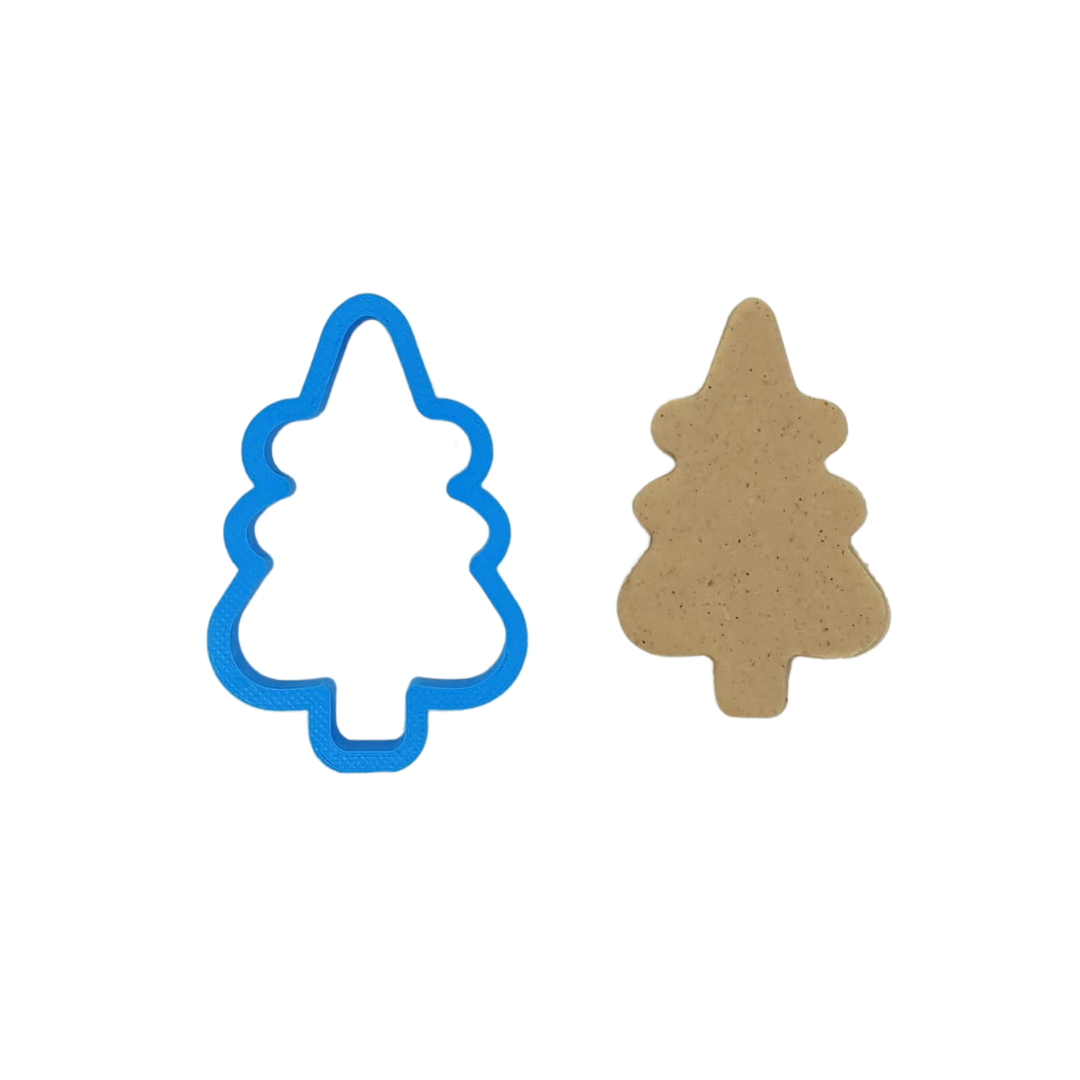 Rounded Christmas Tree 8cm Cookie Cutter