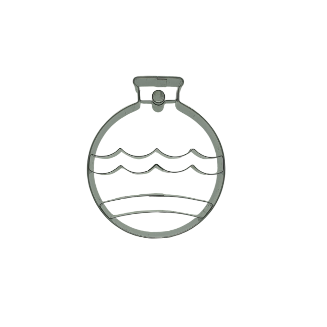 Christmas Bauble with Internal Detail 6.5cm Cookie Cutter