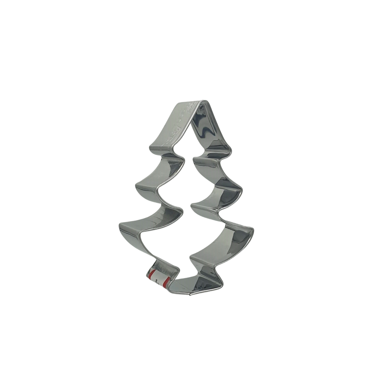 Christmas Tree 6cm Cookie Cutter Stainless Steel Side View