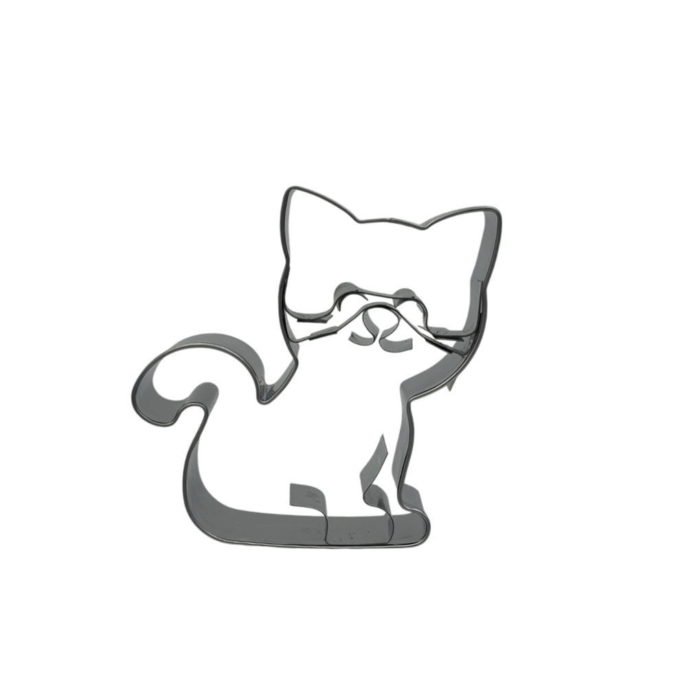 Kitten Cat With Internal Details 6.3cm Cookie Cutter