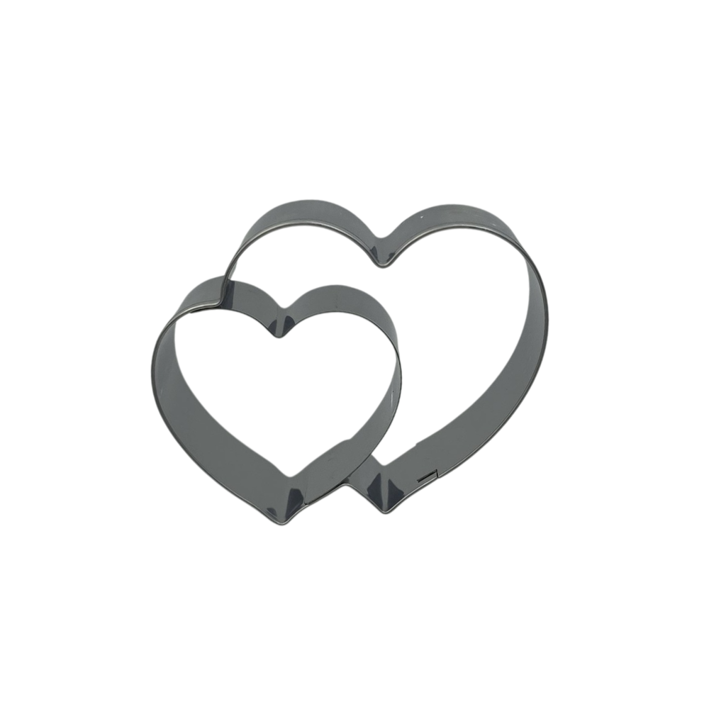 Double Heart 6.5cm Cookie Cutter