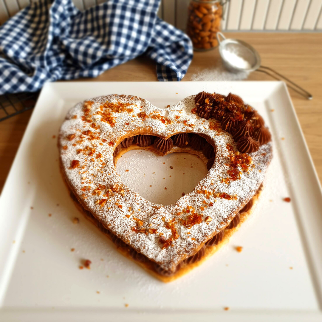 PRINT AT HOME Heart III Cookie Cake Template 11" Tall DoughCuts