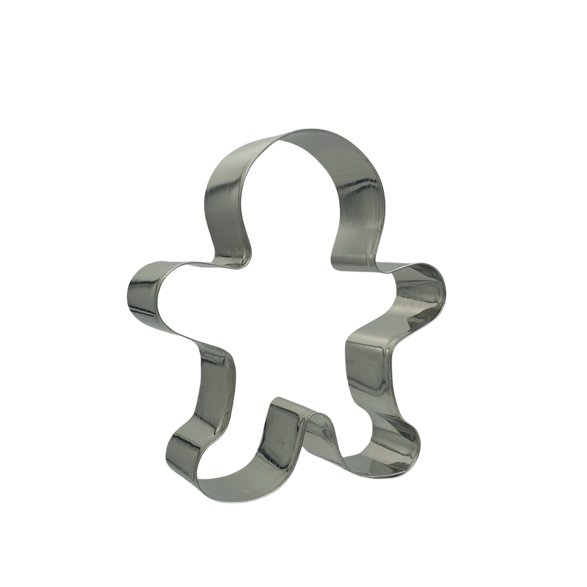 Gingerbread Man 12.5cm Cookie Cutter Stainless Steel Side View