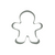 Gingerbread Man 12.5cm Cookie Cutter Stainless Steel