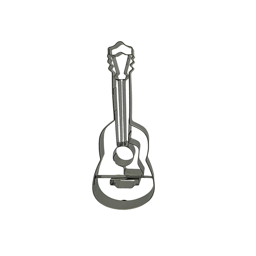 Guitar with Internal Details 11cm Cookie Cutter