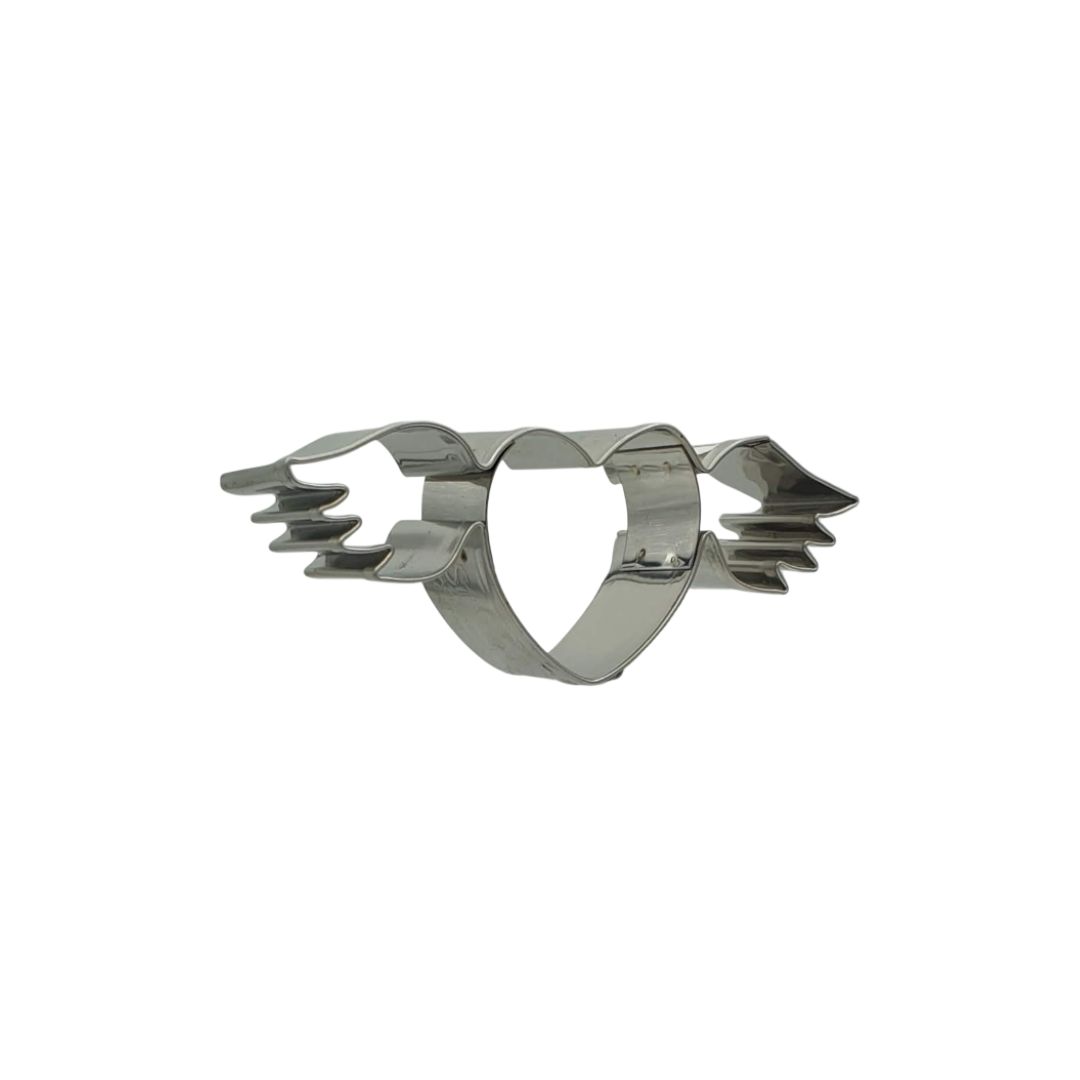 Heart with Wings 8.5cm Cookie Cutter