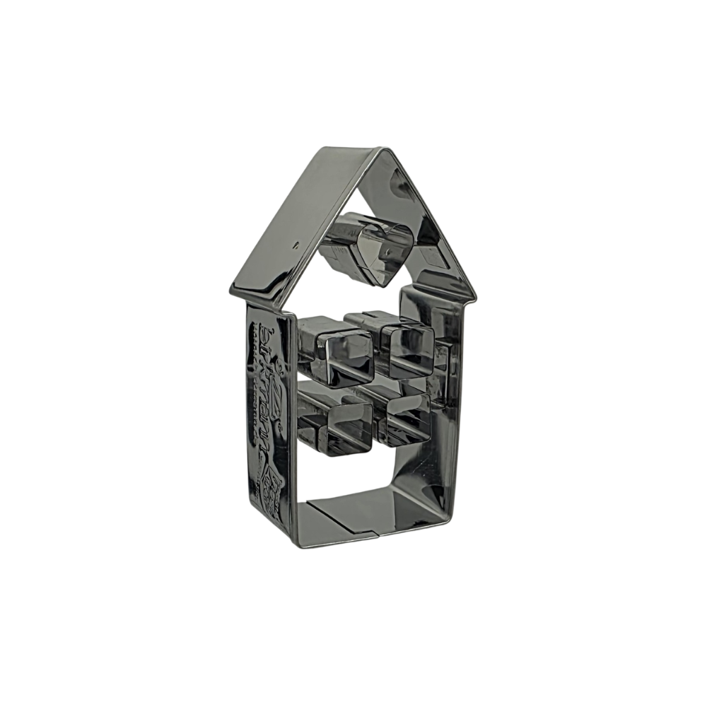 House with Heart Internal Detail 6.5cm Cookie Cutter