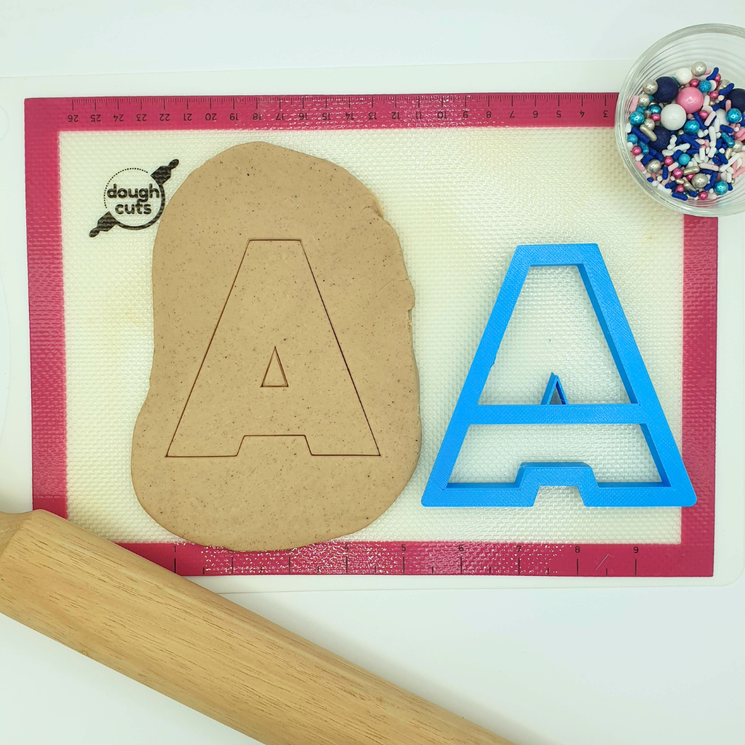 Individual Alphabet Cookie Cutters 9.5cm Tall