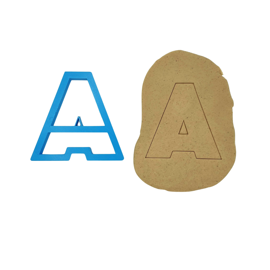 Individual Alphabet Cookie Cutters 9.5cm Tall