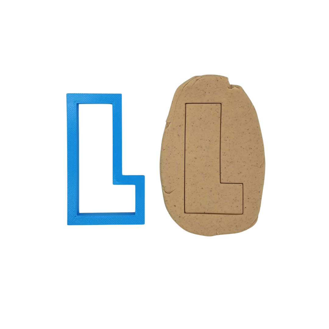 Individual Alphabet Cookie Cutters 9.5cm Tall