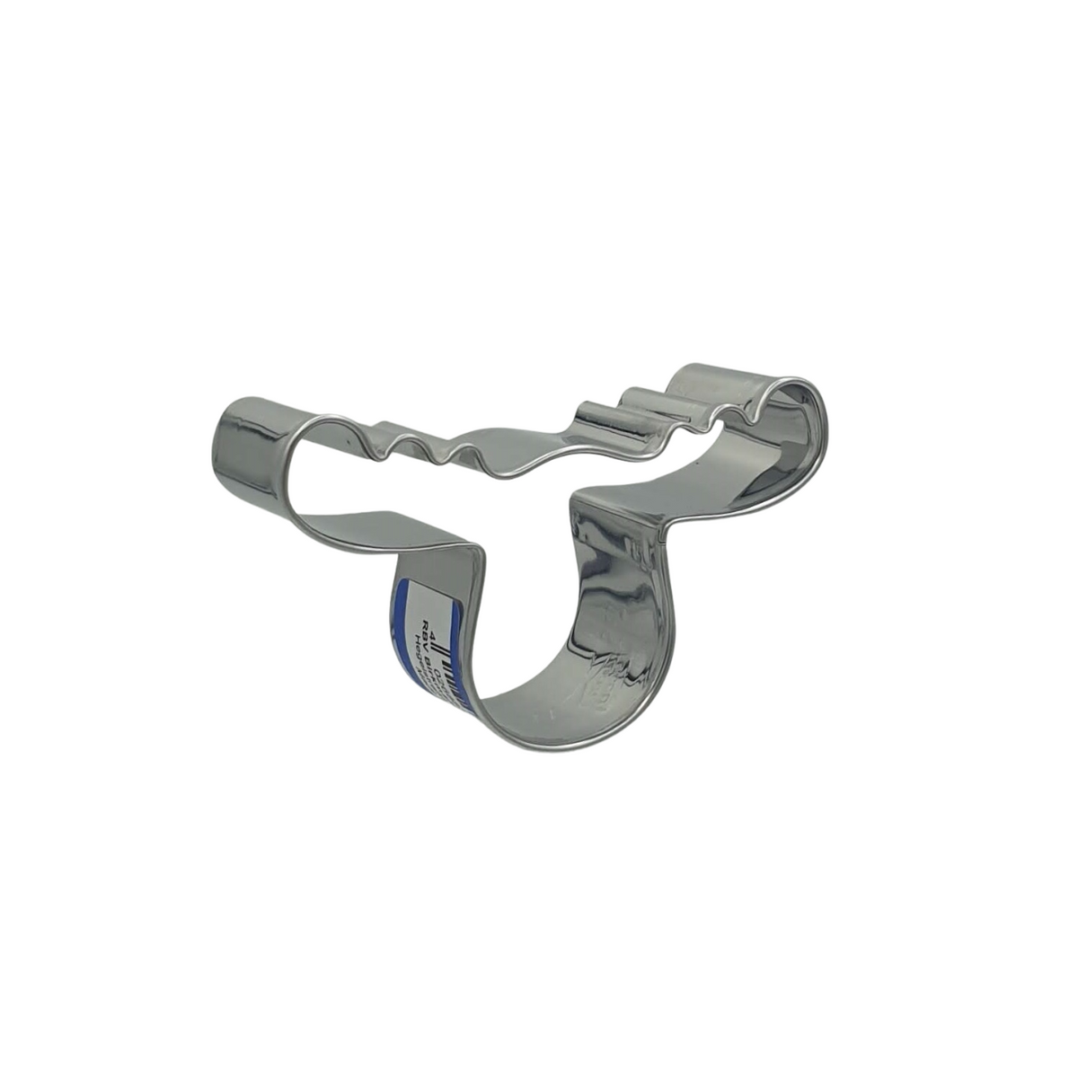 Moose Elk Reindeer Head 7cm Cookie Cutter Stainless Steel Side View