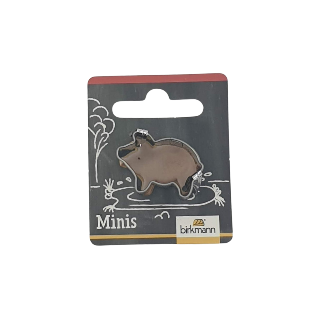 Pig 3cm Extra Small Mini Cookie Cutter