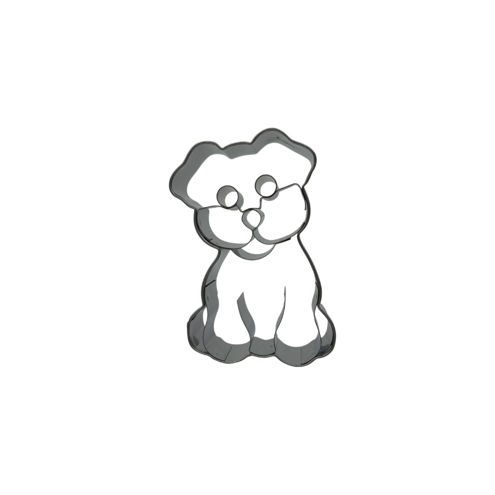 Puppy Dog With Internal Details 6.5cm Cookie Cutter