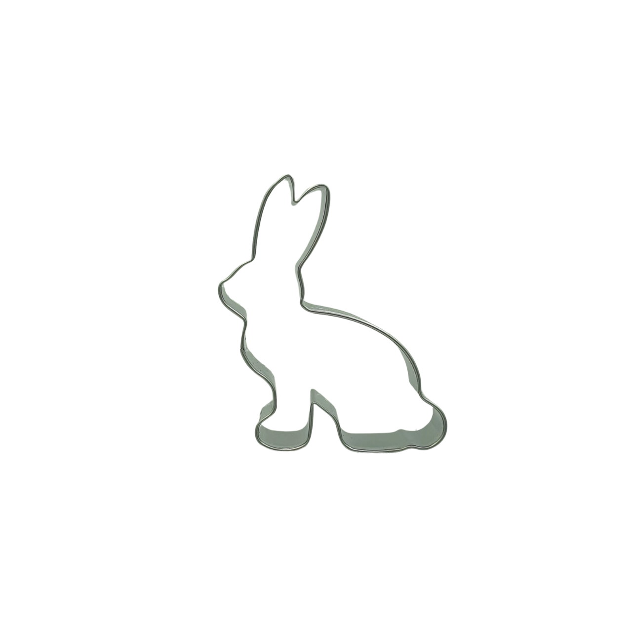 Rabbit Sitting 7cm Cookie Cutter Stainless Steel
