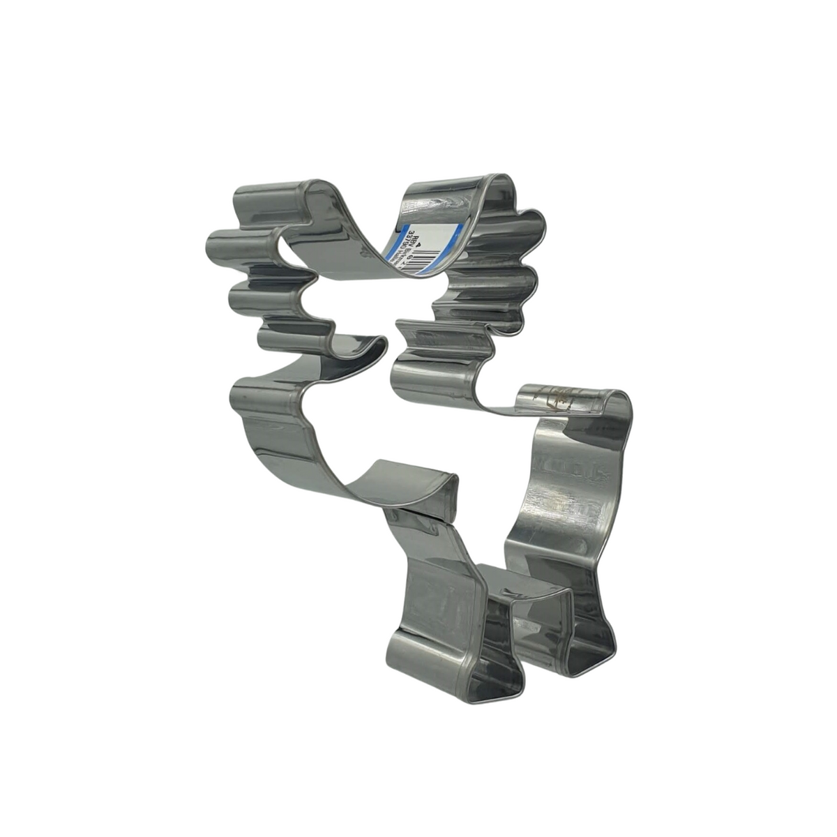 Rudolf 10cm Cookie Cutter Stainless Steel Side View