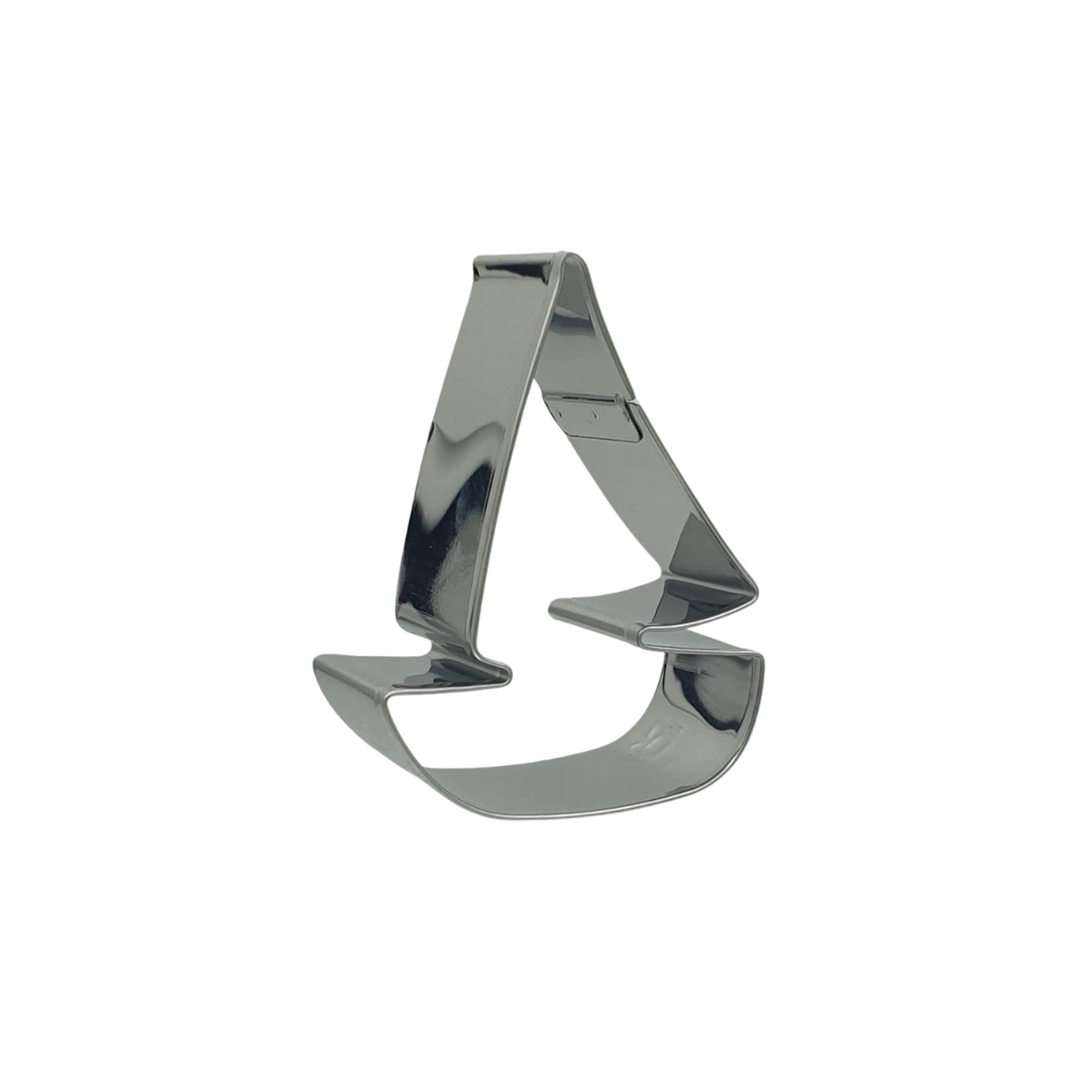 Sailboat 6.5cm Cookie Cutter Stainless Steel Side View