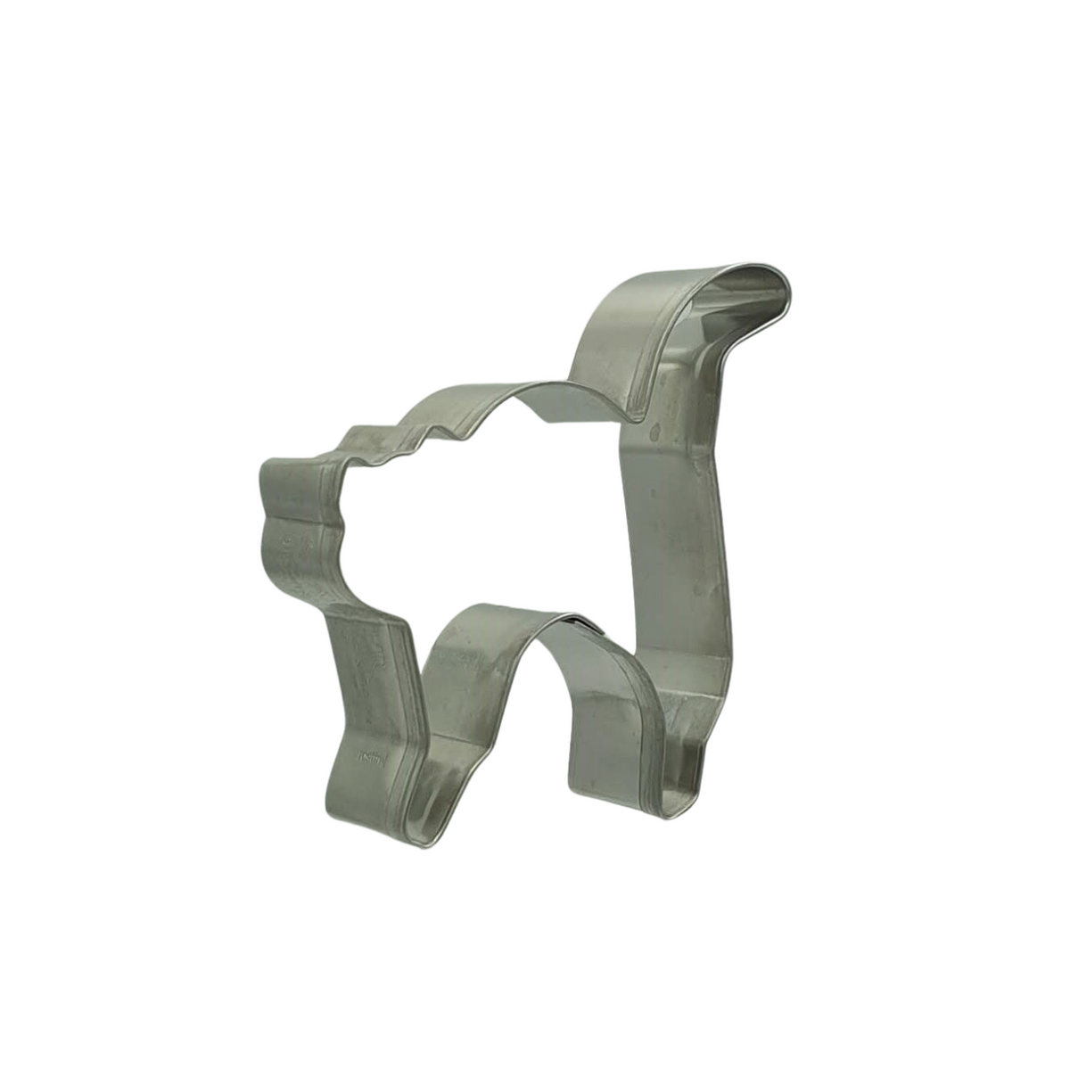 Cat Scary 6.5cm Cookie Cutter Stainless Steel Side View