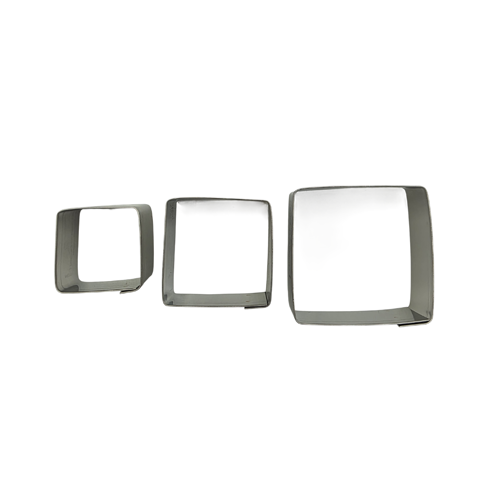 Square Set of 3 Cookie Cutters
