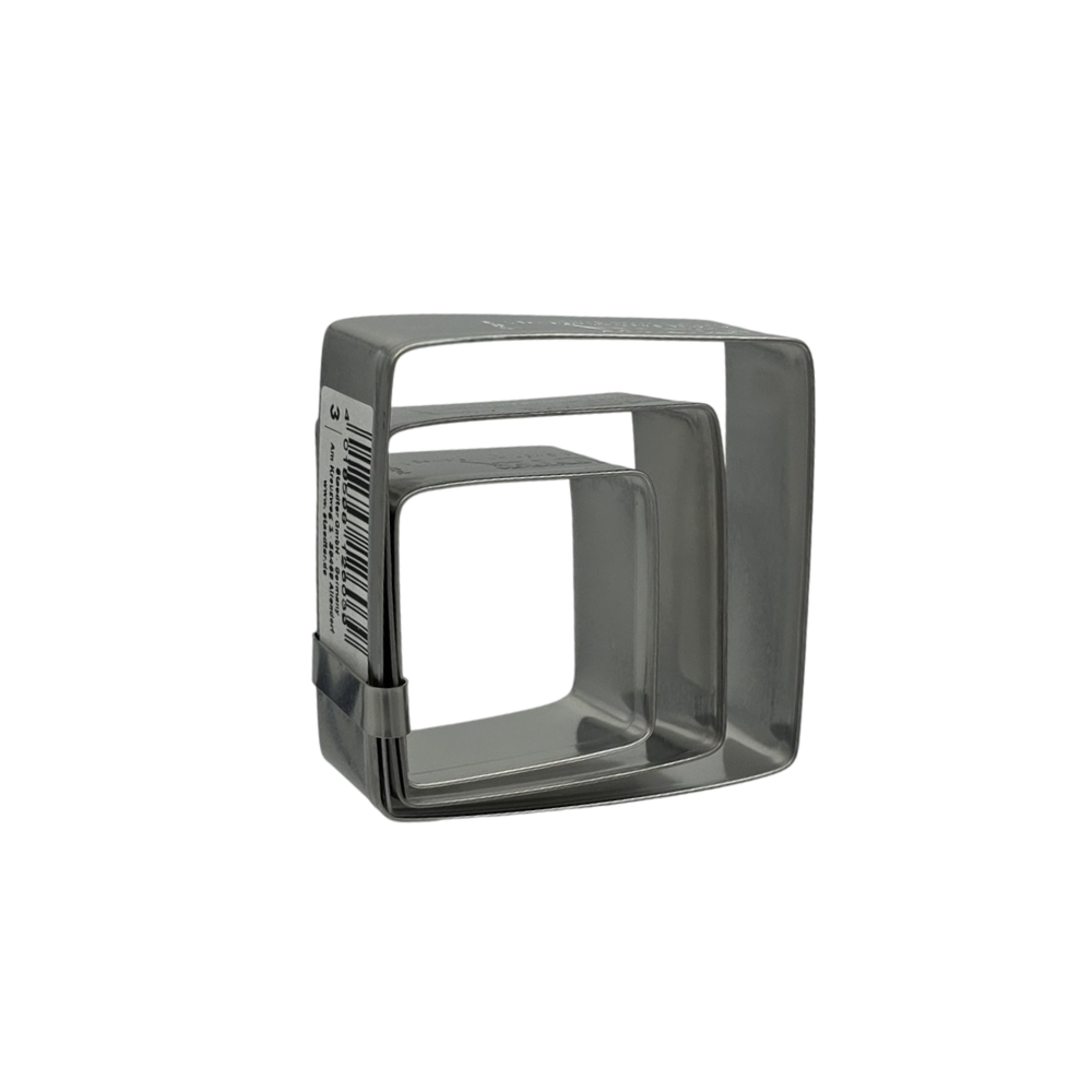 Square Set of 3 Cookie Cutters