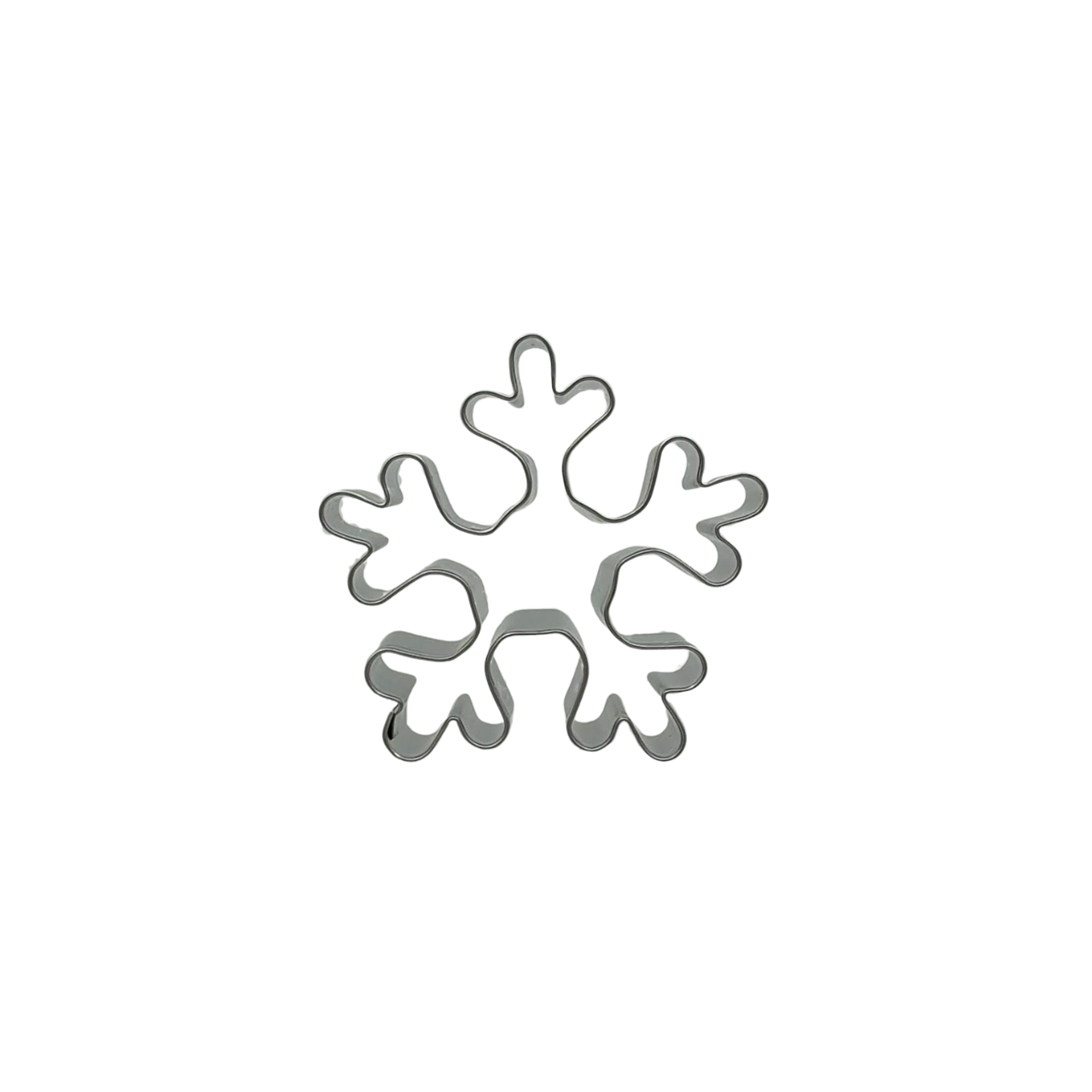 Snowflake 6cm cookie cutter made from stainless steel