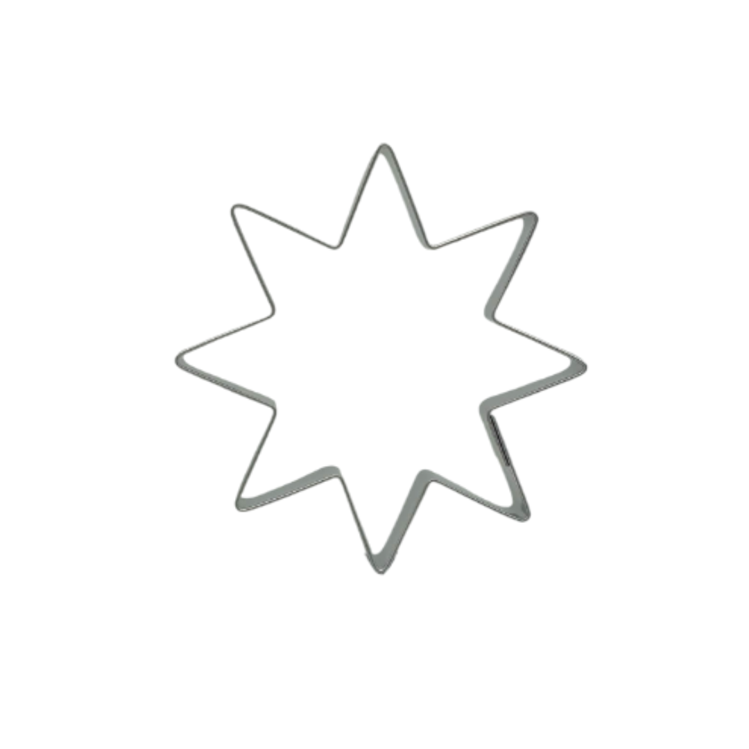 Star with 8 Points 7.5cm Cookie Cutter