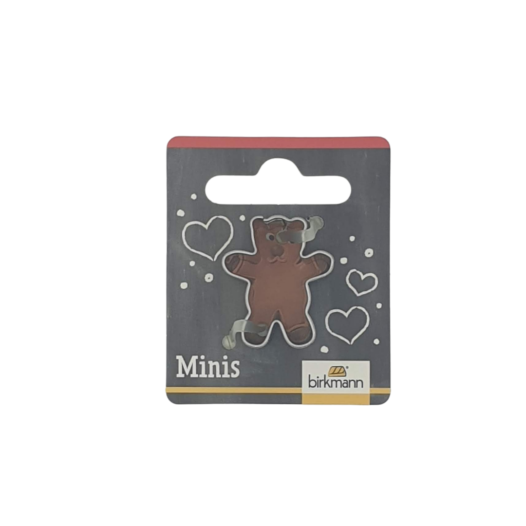 Teddy Bear 2.5cm Extra Small Mini Cookie Cutter