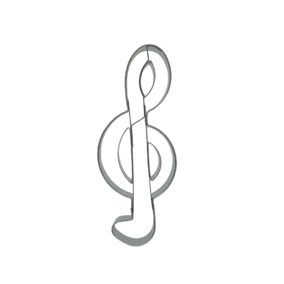 Treble Clef Music Note 10cm Cookie Cutter