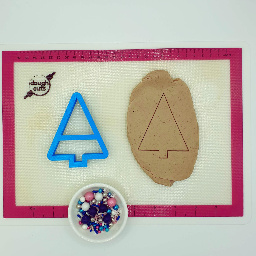 Triangle Christmas Tree 8cm Cookie Cutter