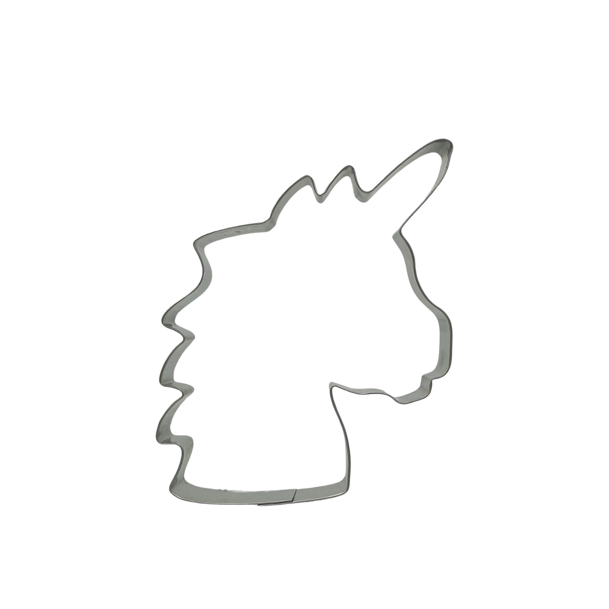 Unicorn Head 12cm Cookie Cutter Stainless Steel