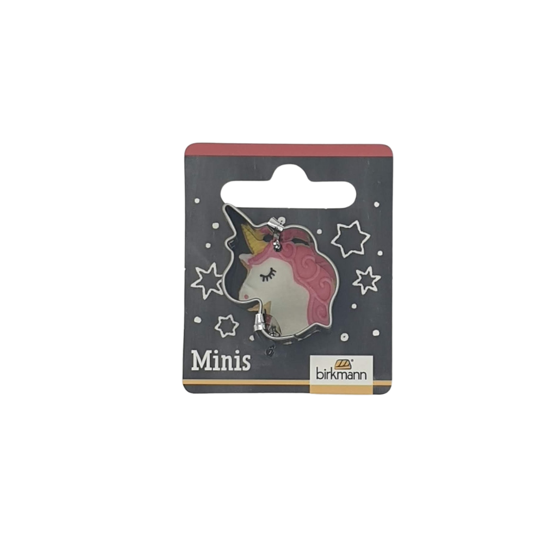 Unicorn Face 3cm Extra Small Mini Cookie Cutter