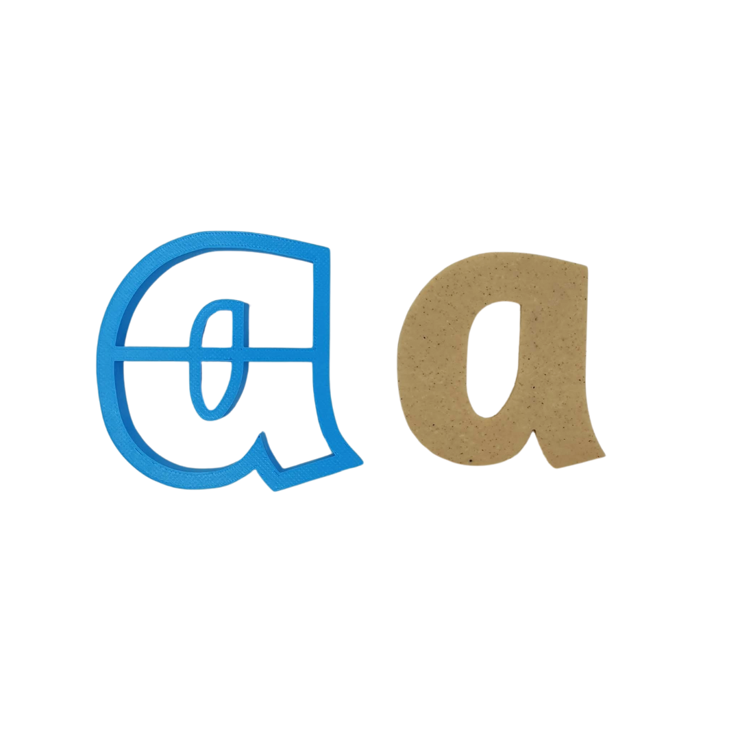 Lowercase Alphabet Cookie Cutters Individual