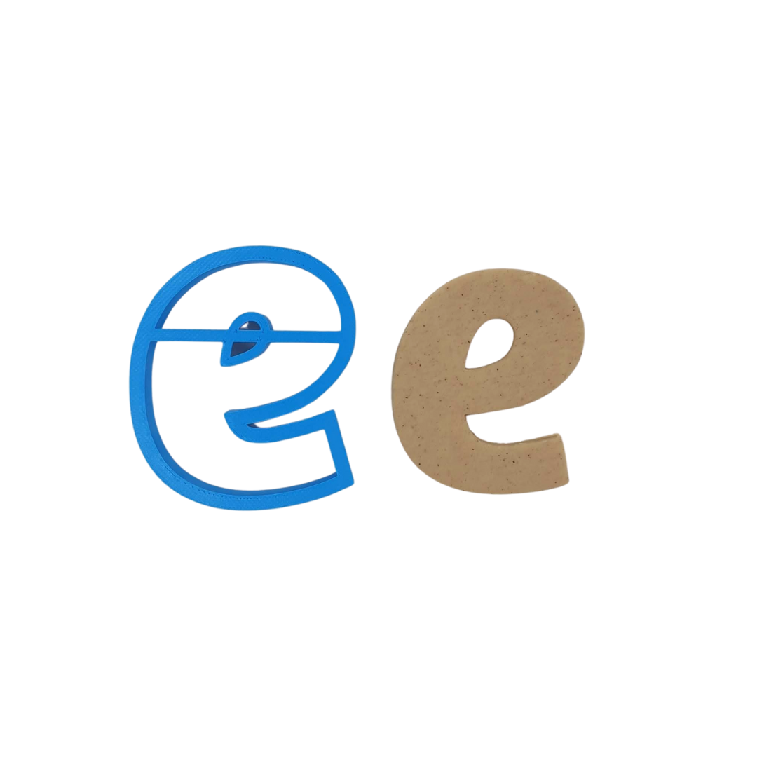 Lowercase Alphabet Cookie Cutters Individual