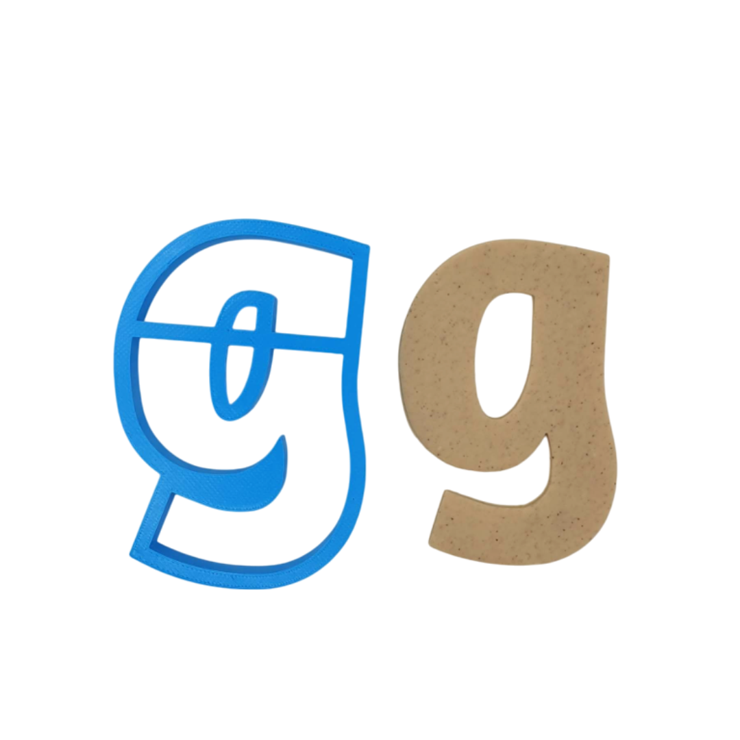 Lowercase Alphabet Cookie Cutters Individual