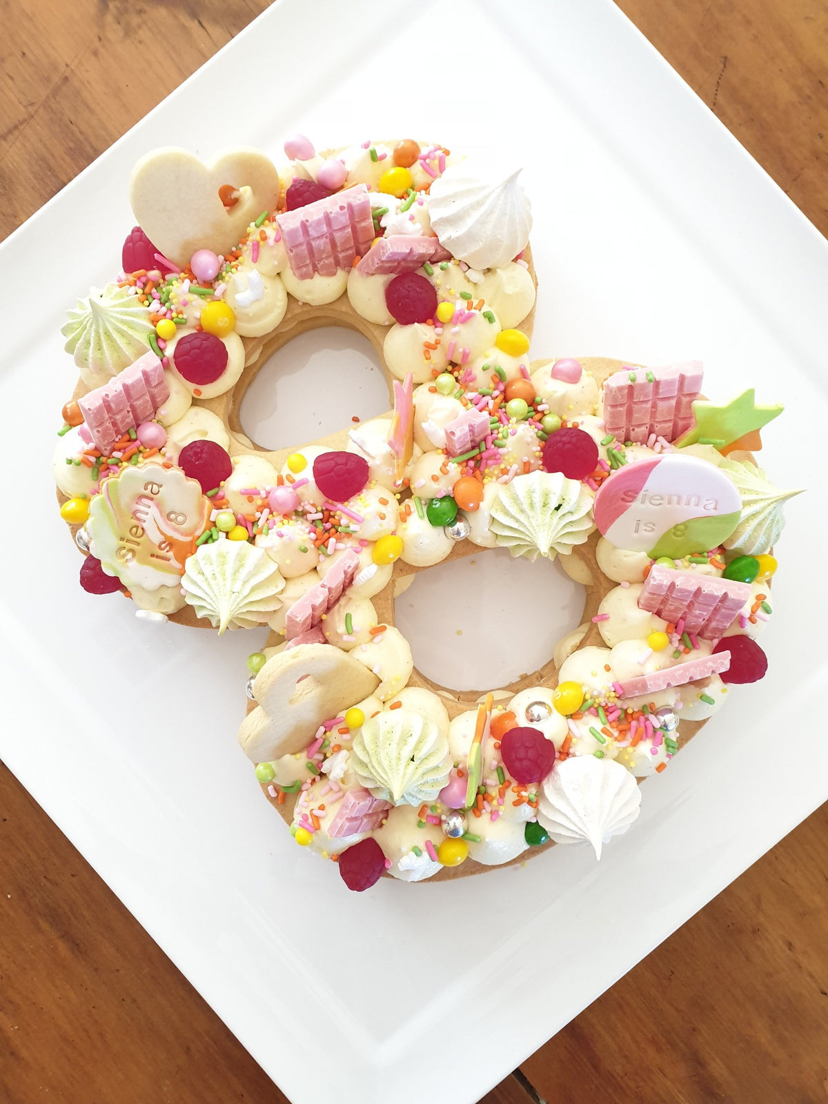 Number Cookie Cake Templates - Individual Templates