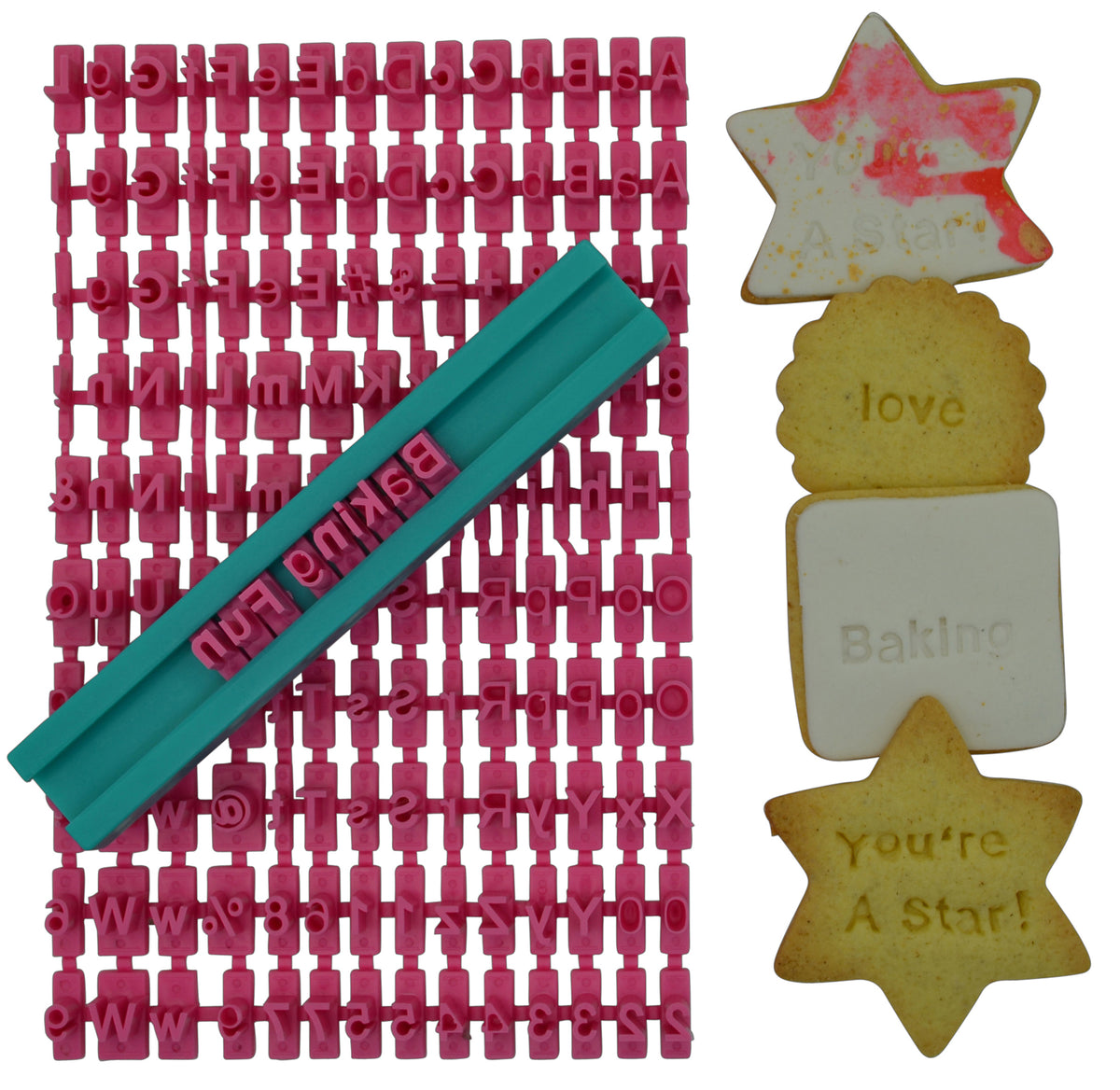 Message Maker Cookie Stamp Set 162 Pieces