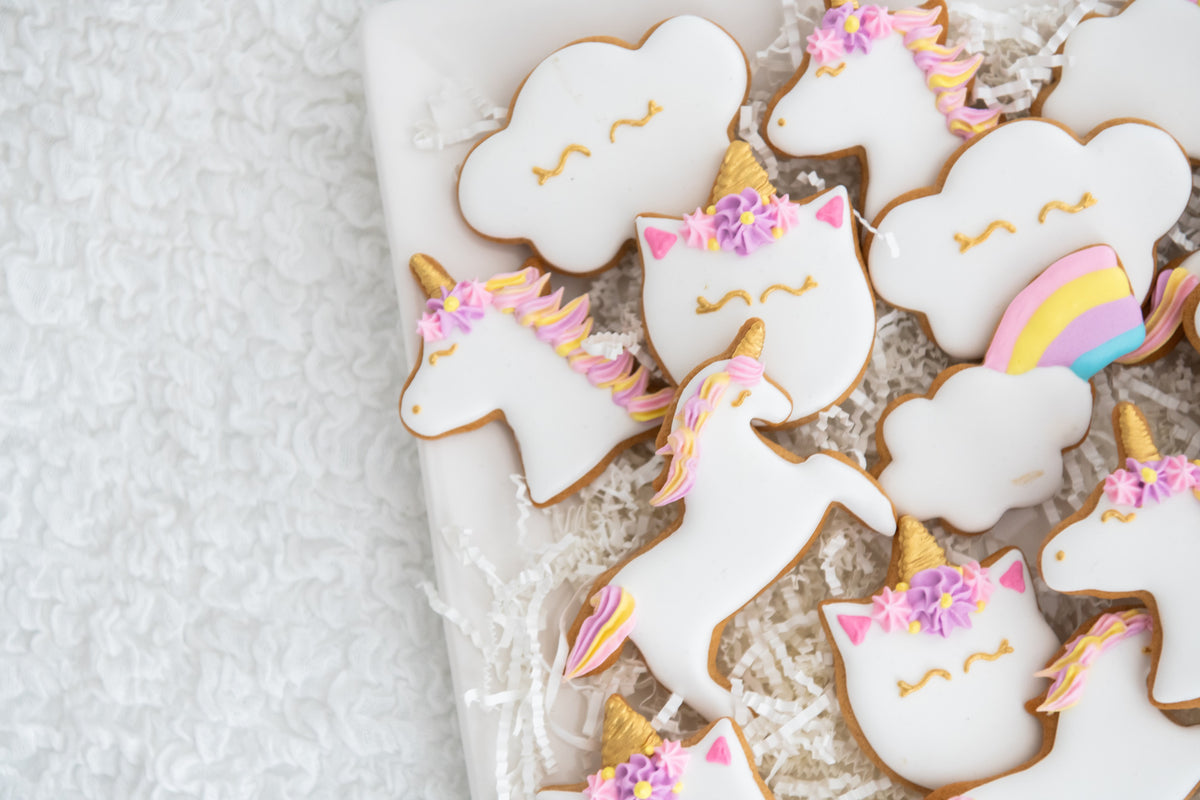 Unicorn Magic Set of 5 Cookie Cutters - Stainless Steel Professional Quality