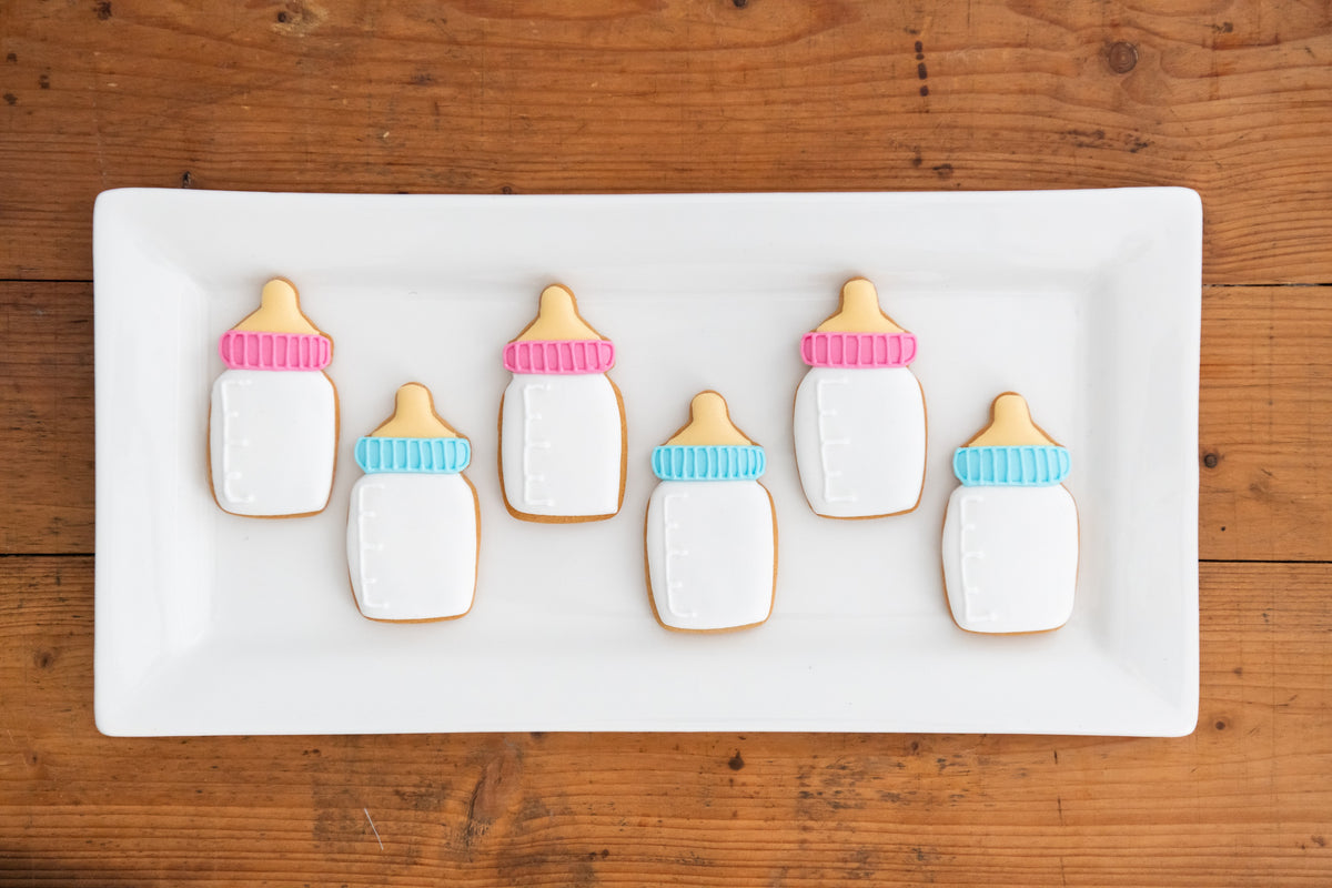 Baby Shower Cookie Cutter Set of 5 - Professional Quality Stainless Steel