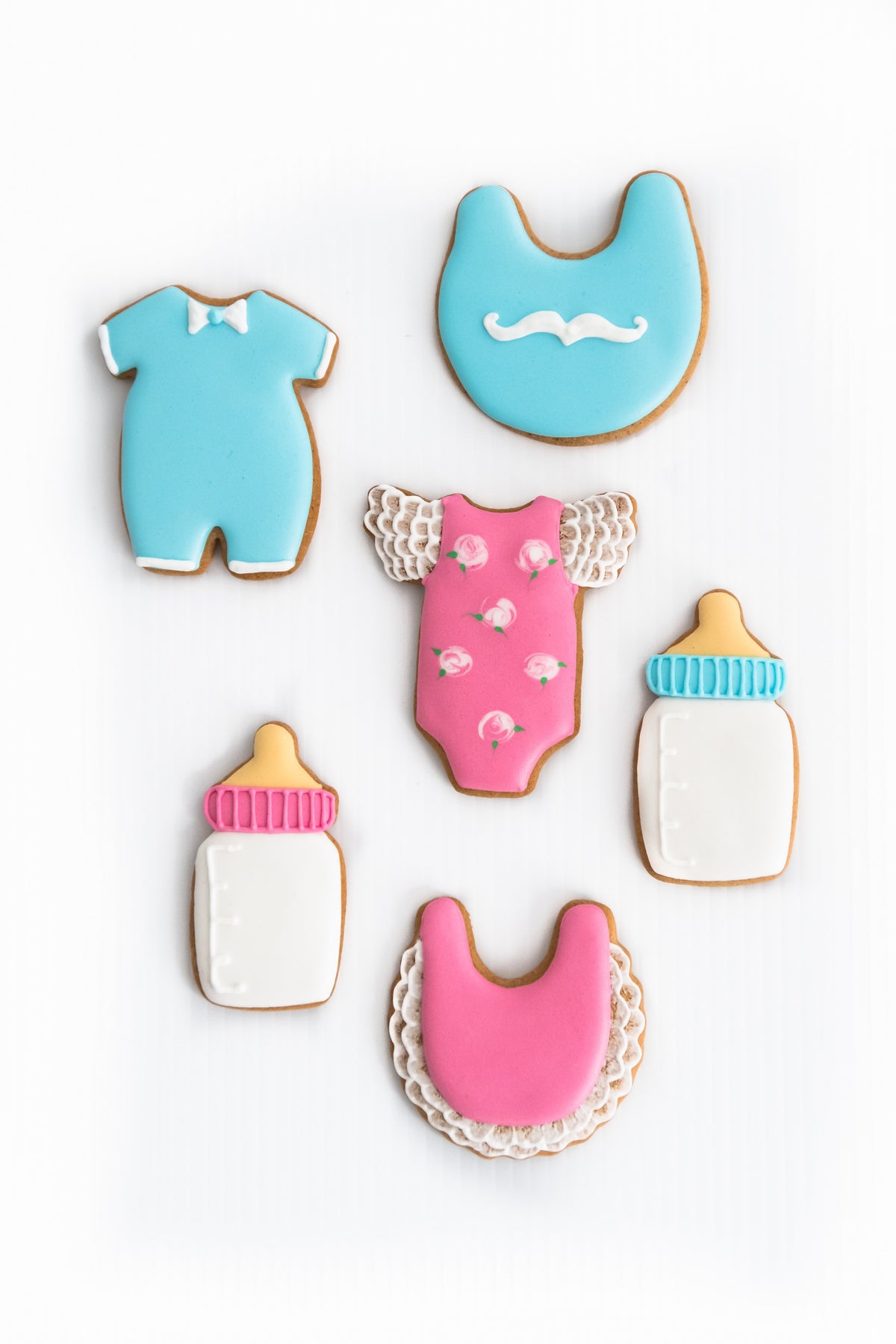 Baby Shower Cookie Cutter Set of 5 - Professional Quality Stainless Steel