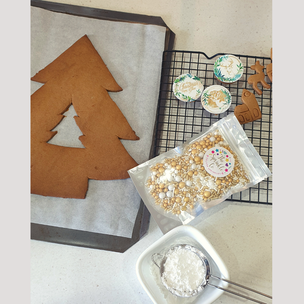 PRINT AT HOME - Tree Cookie Cake Template 11.7&quot; Tall