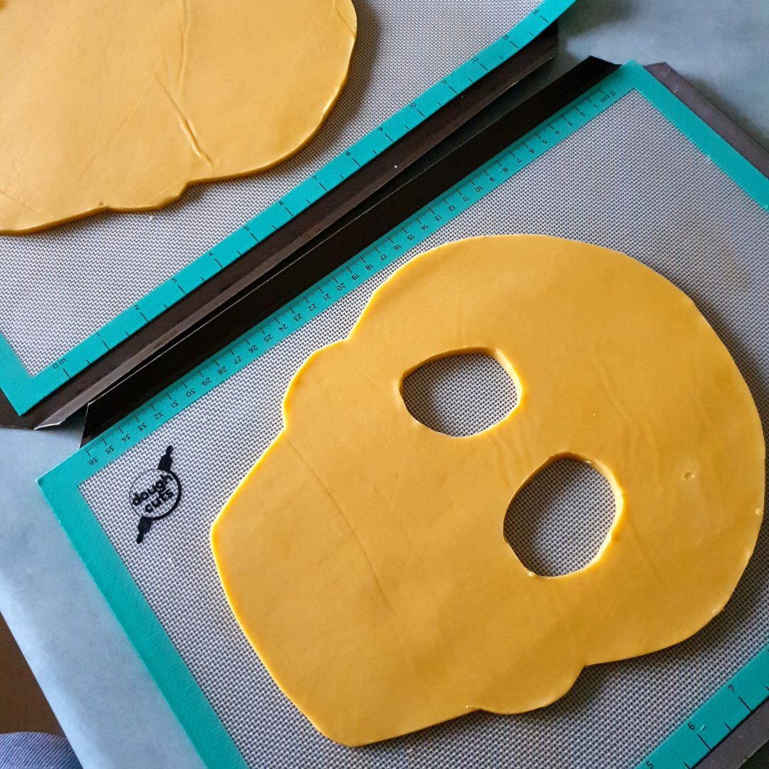 PRINT AT HOME - Skull Cookie Cake Template 11&quot; Tall