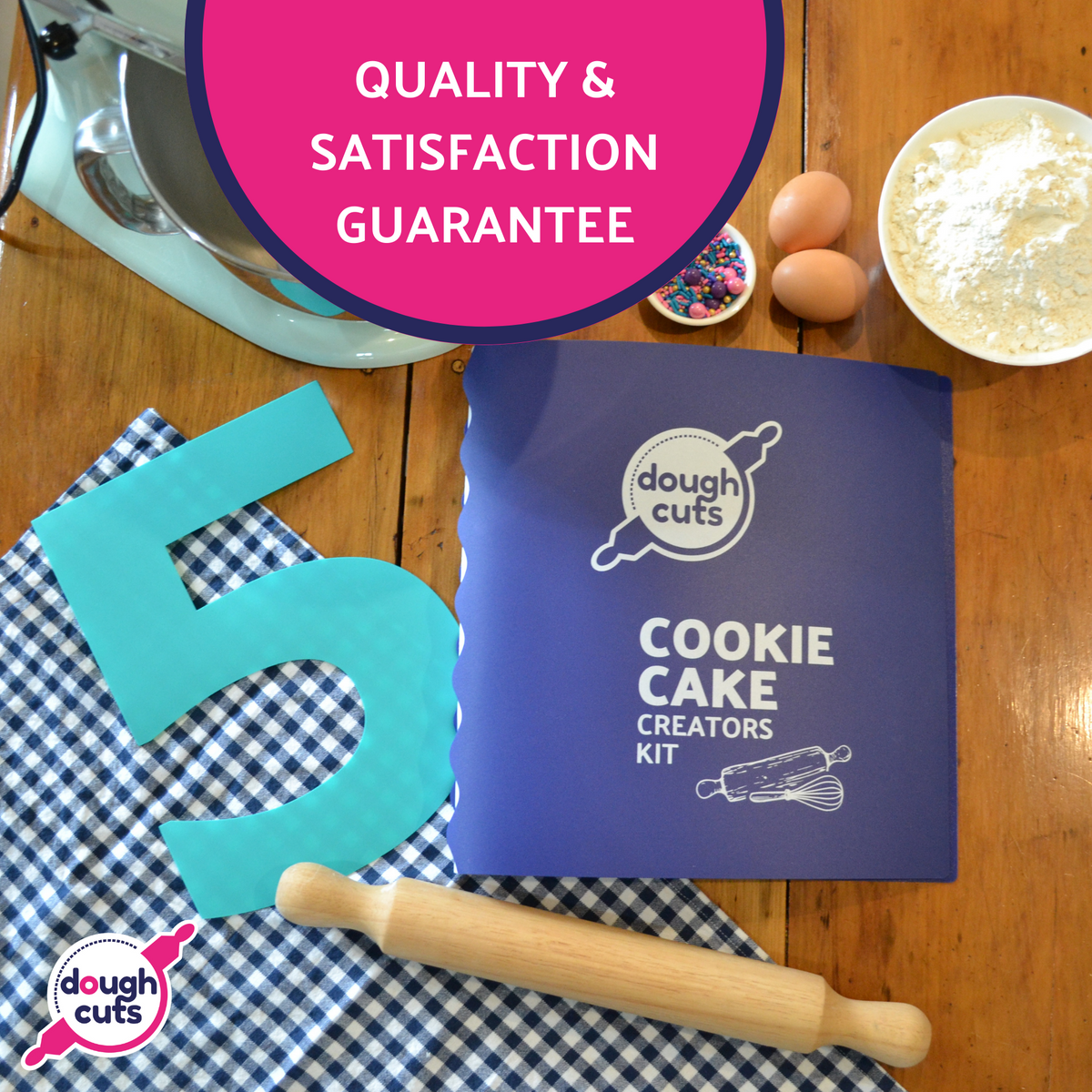 Cookie Cake Creators Kit - Set of Large Number Baking Stencils