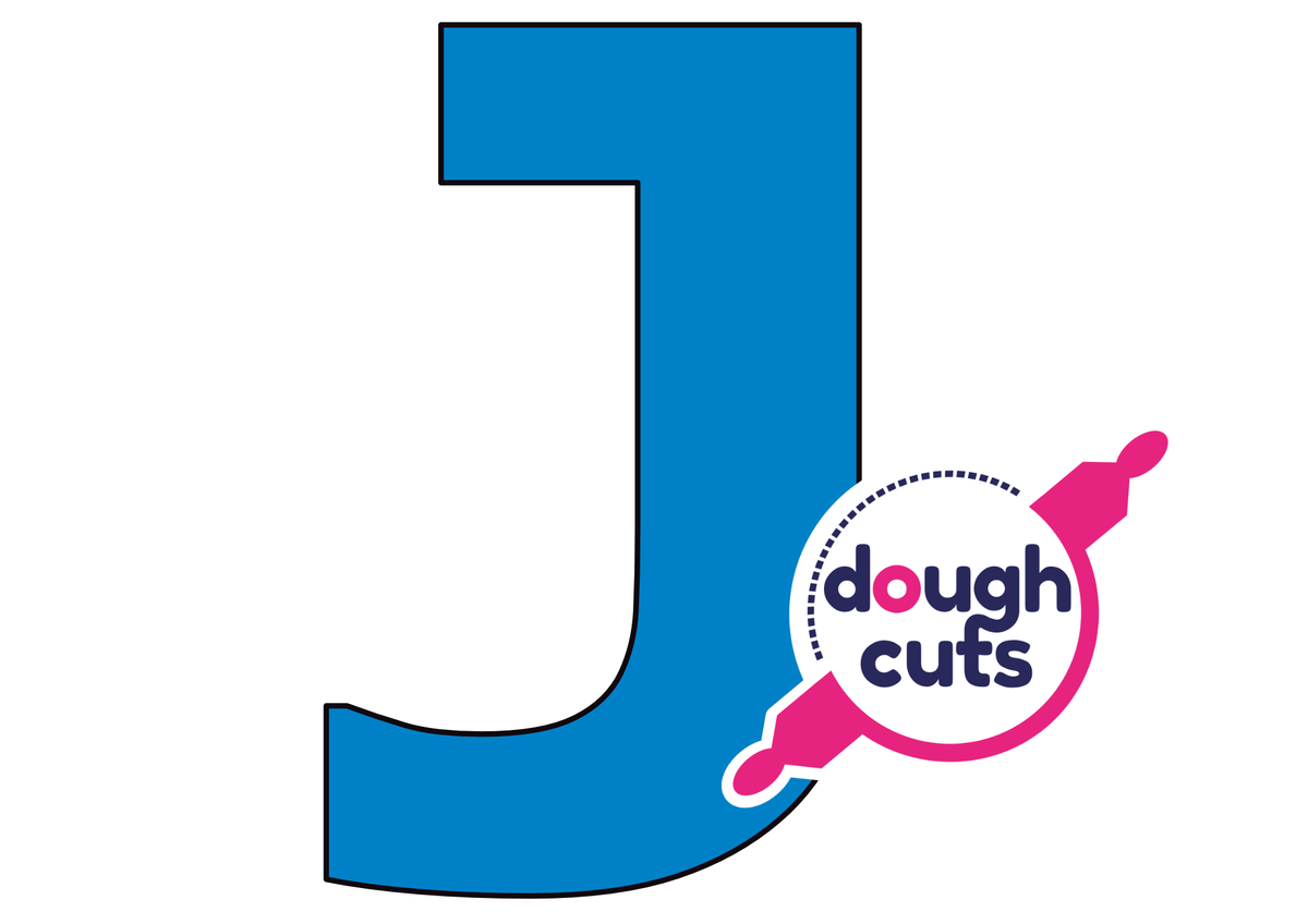 PRINT AT HOME - Letter Cookie Cake Templates Individual 8&quot; Tall