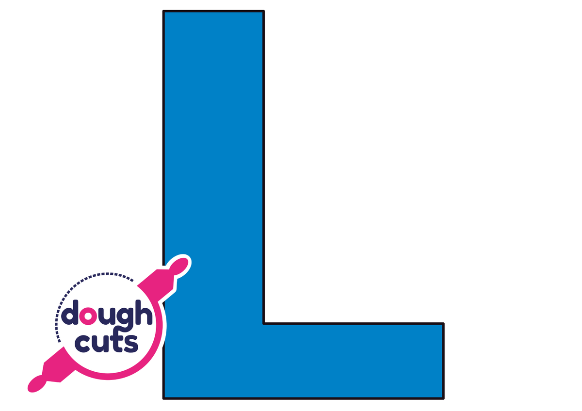 PRINT AT HOME - Letter Cookie Cake Templates Individual 8&quot; Tall