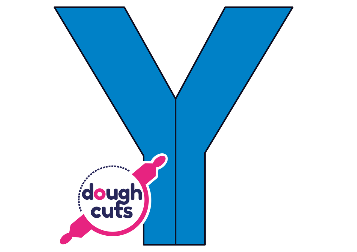 PRINT AT HOME - Letter Cookie Cake Templates Individual 11&quot; Tall