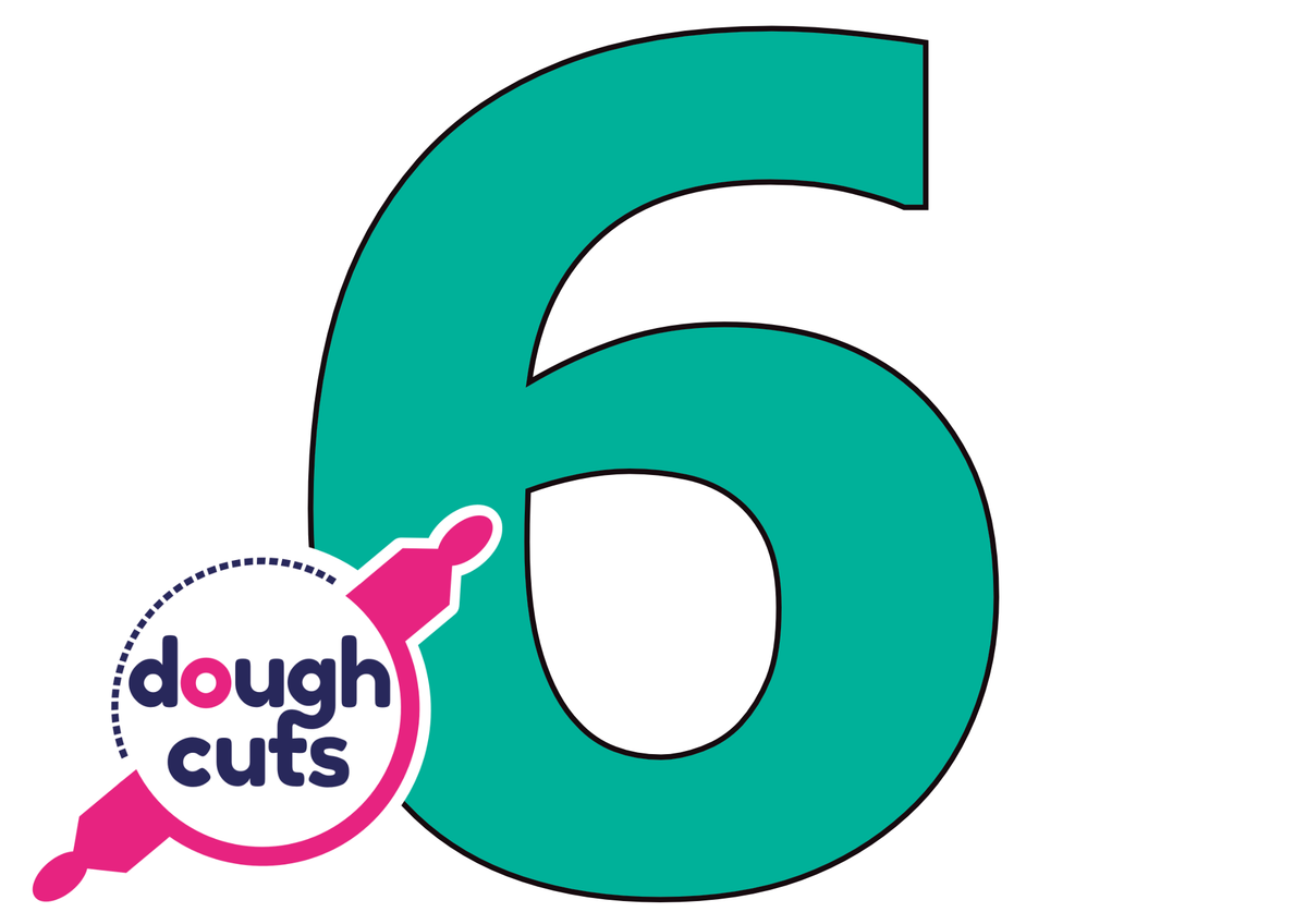 PRINT AT HOME - Number Cookie Cake Templates Individual - 8&quot; tall