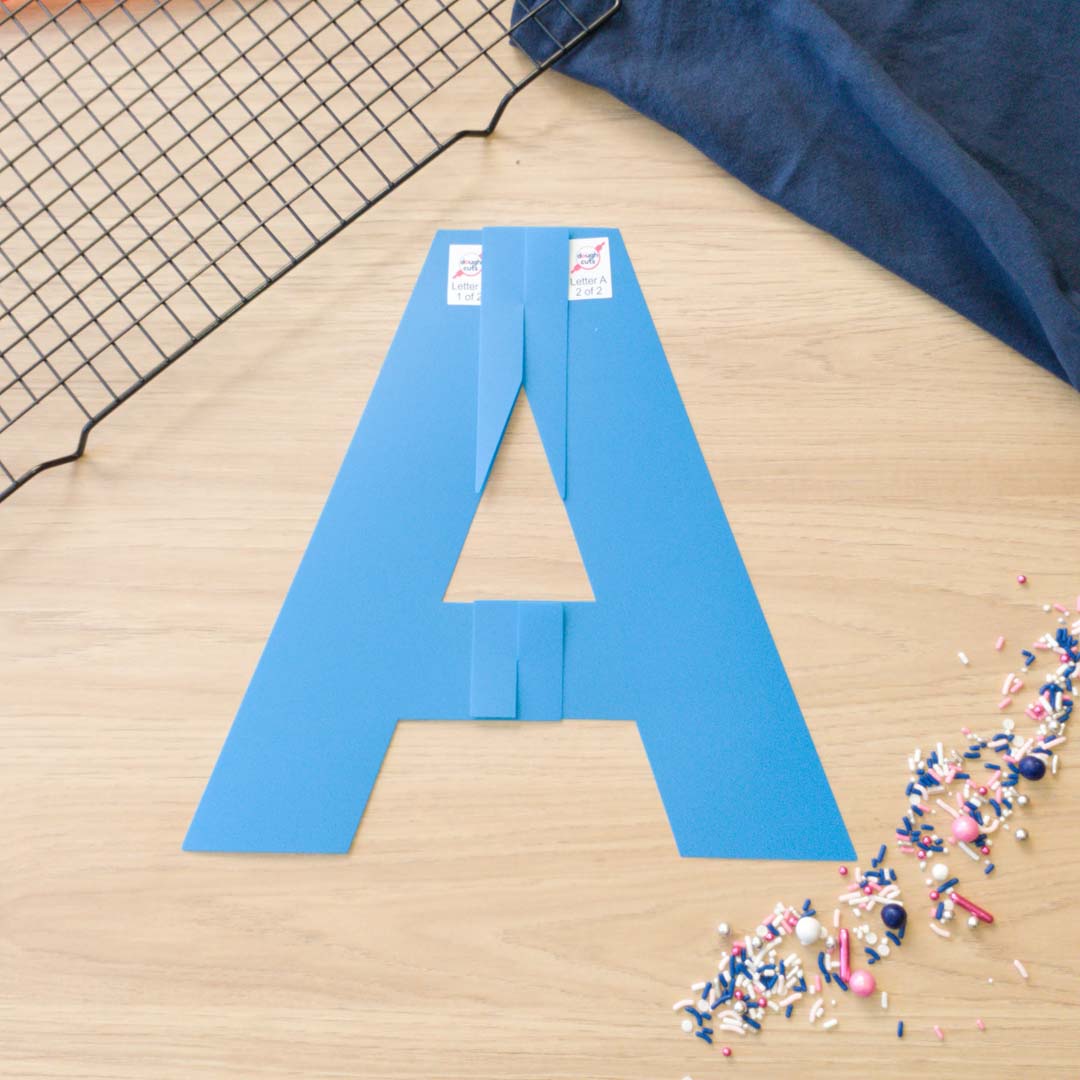 Alphabet Letter Set of 26 Cookie Cake Templates